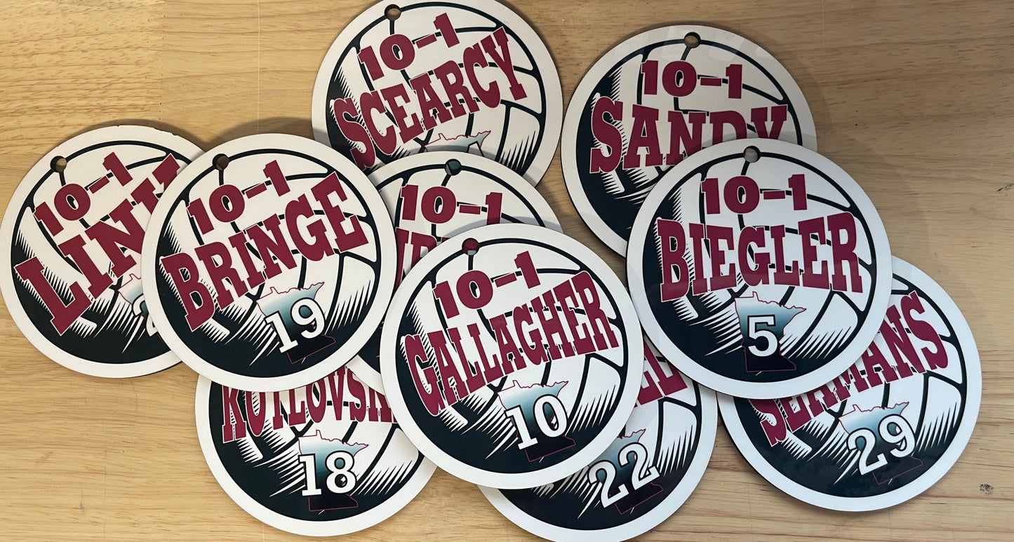 Personalized Sports Bag Tags