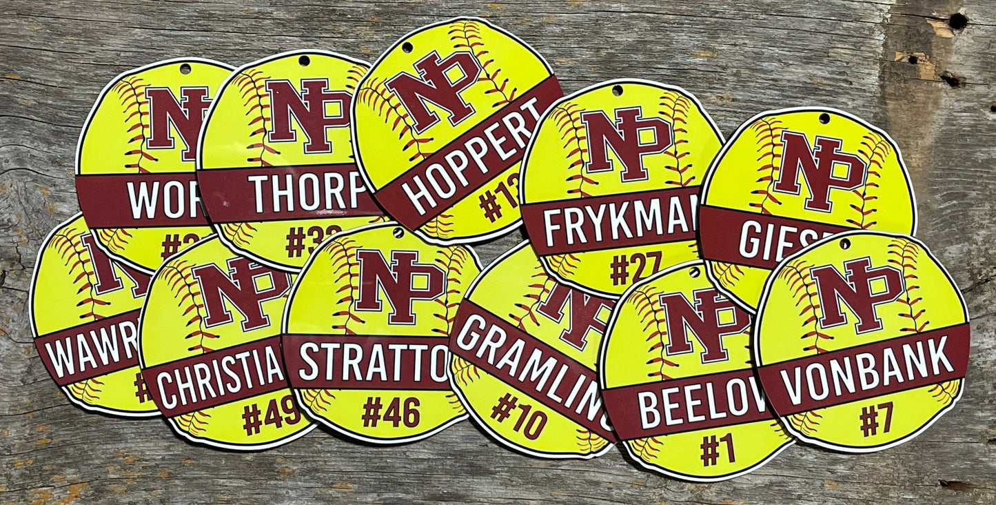 Personalized Sports Bag Tags