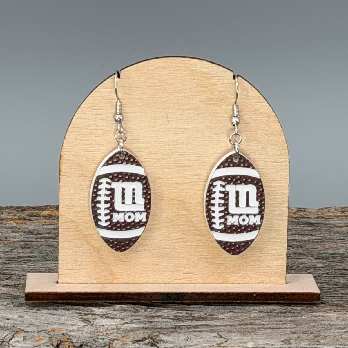 LN Football dangle earrings
