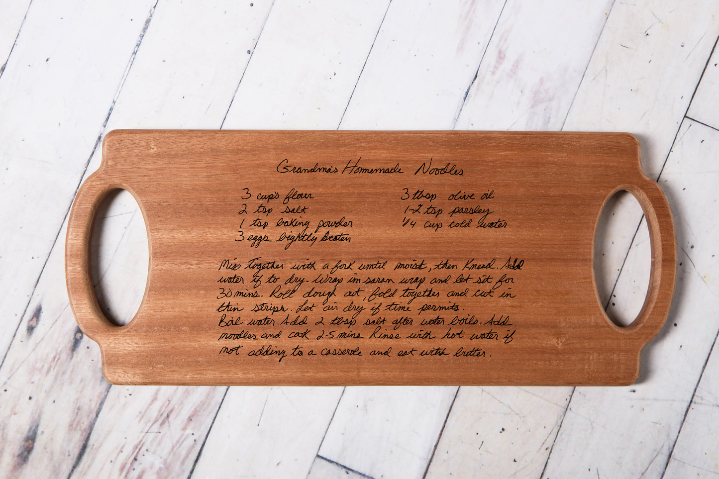 Custom Mahogany Cutting Board - 8"x19"