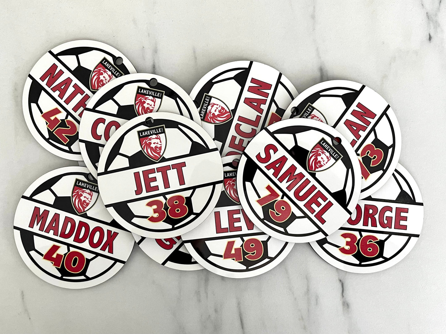 Personalized Sports Bag Tags