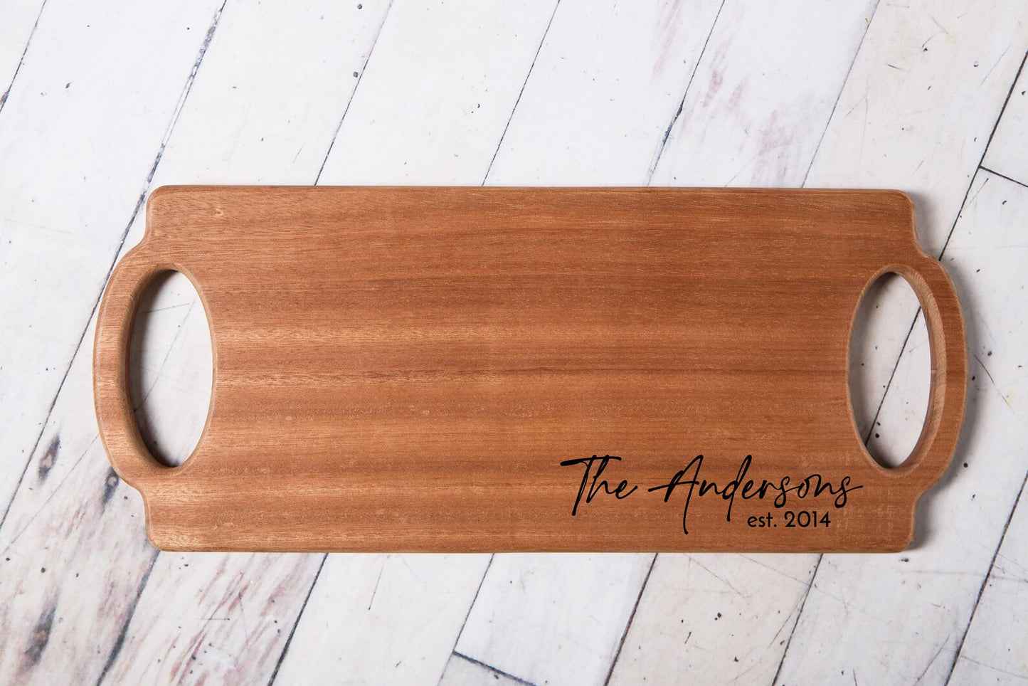 Custom Mahogany Cutting Board - 8"x19"