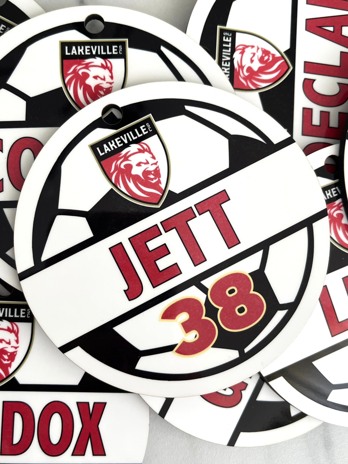 Personalized Sports Bag Tags