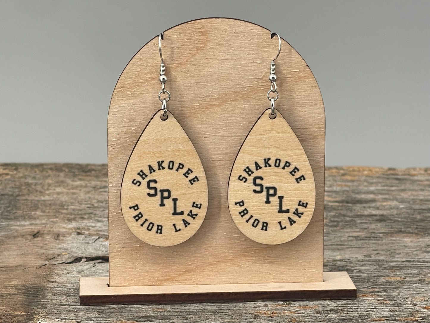 SPL Hockey Teardrop Dangle Earrings