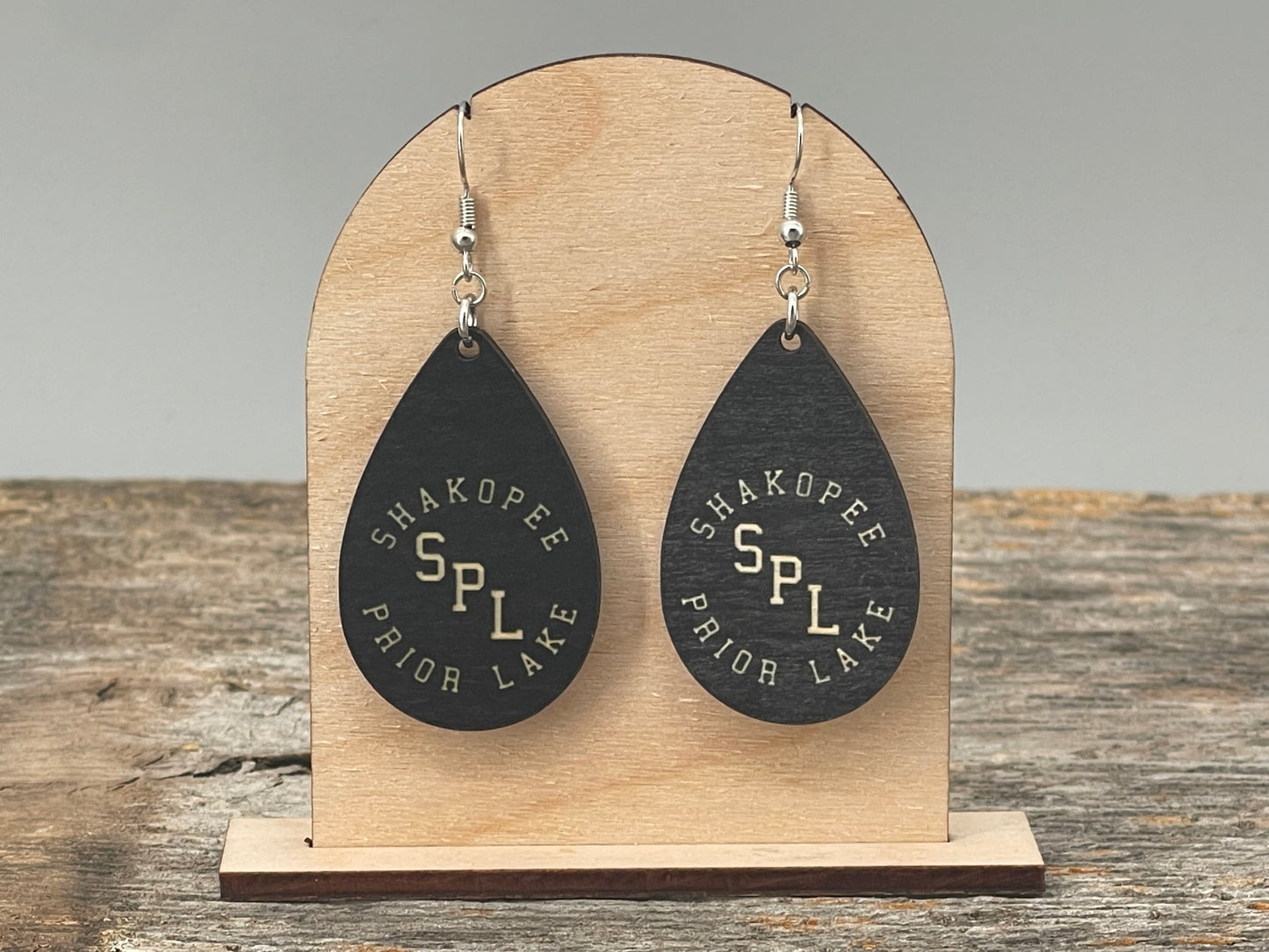 SPL Hockey Teardrop Dangle Earrings