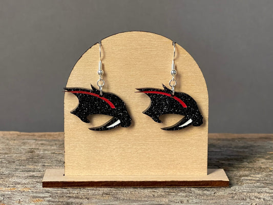 Shakopee Saber Head Dangle earrings