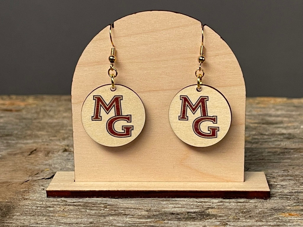 Maple Grove Circle Dangle earrings