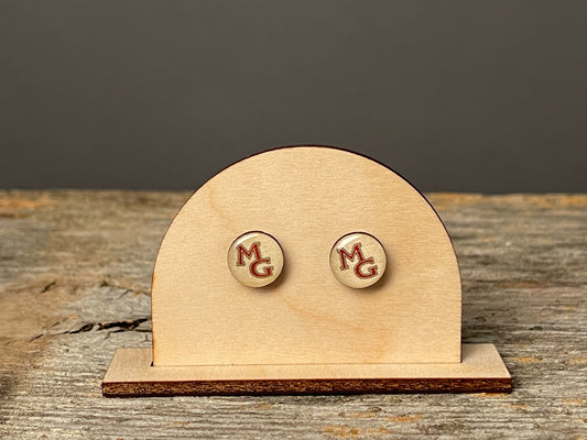 Maple Grove stud earrings