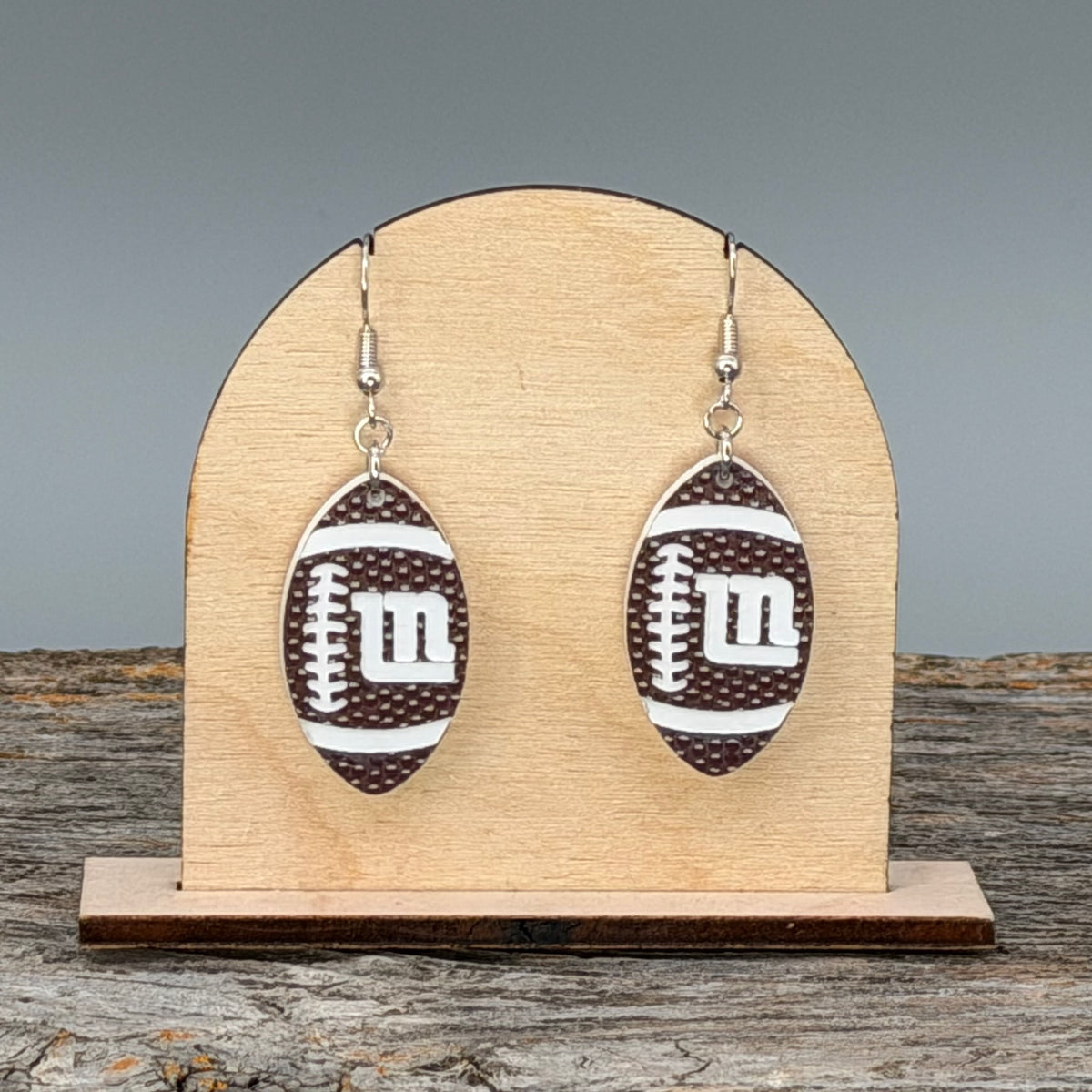 LN Football dangle earrings